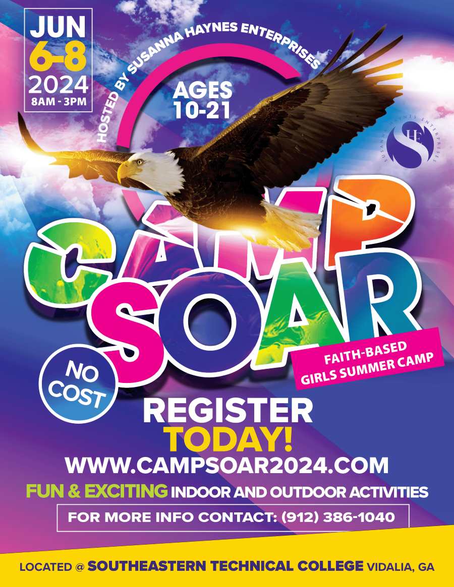 Event Flyer Camp Soar 2024