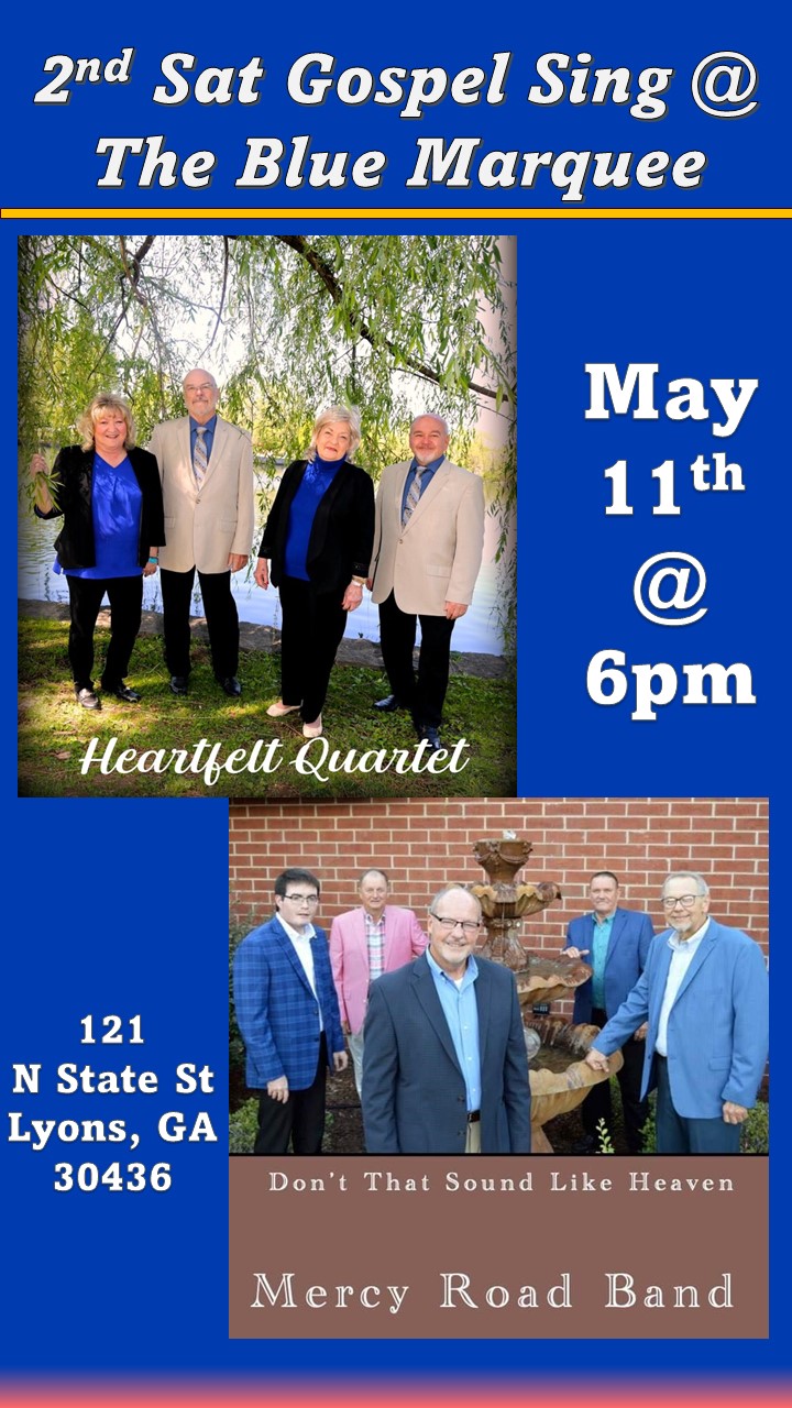 May 11--Saturday Night Gospel Sing in Lyons