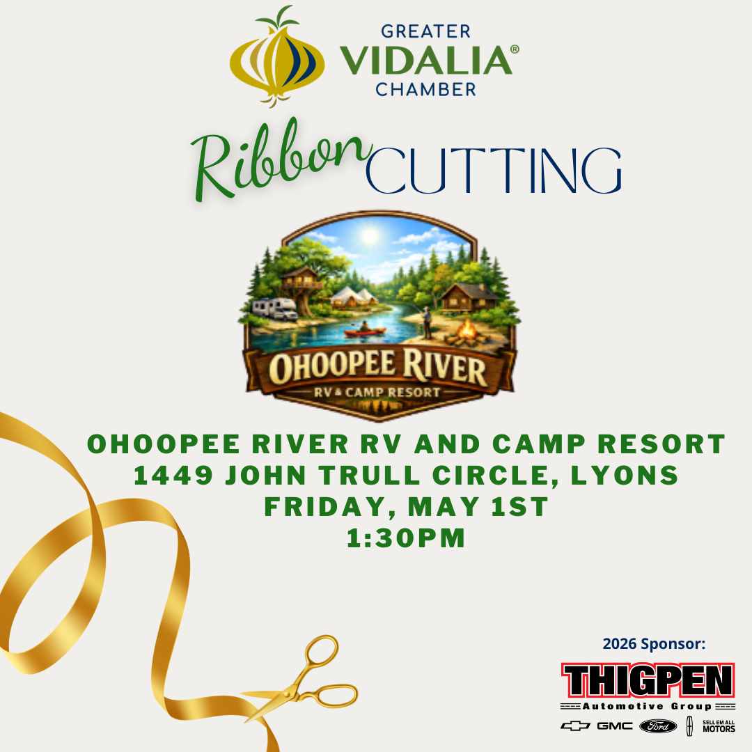 Ribbon Cutting Ohoopee River
